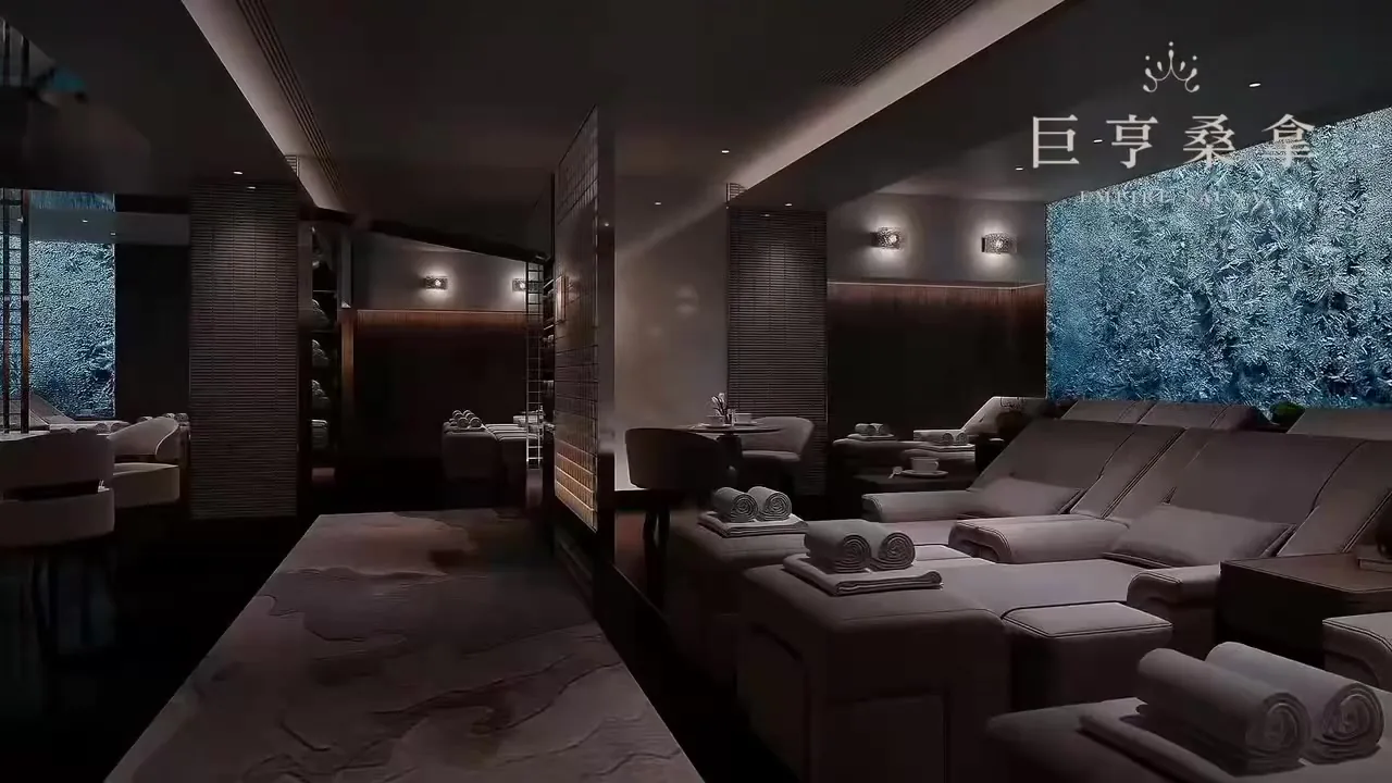巨亨桑拿躺椅休息區